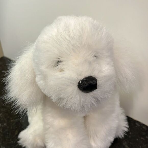 Ganz Labradoodle White Fluffy Dog Plush. Size 12” - Picture 2 of 11